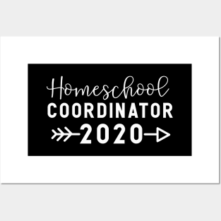 HOMESCHOOL COORDINATOR 2020 funny saying quote gift Posters and Art